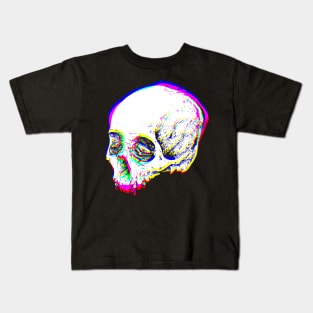 Skull Glitch Kids T-Shirt